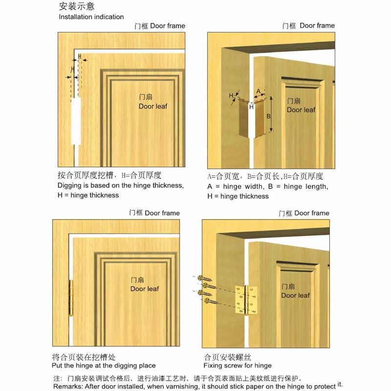 4053 5 4BB Crown Hinge  - Hutlon 