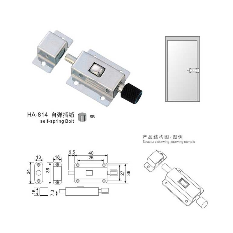 HA 814 Self Elastic Bolt  - Hutlon 
