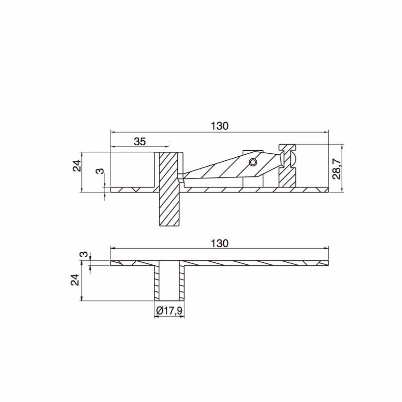 HA 81611 Heavy Duty Shaft  - Hutlon 