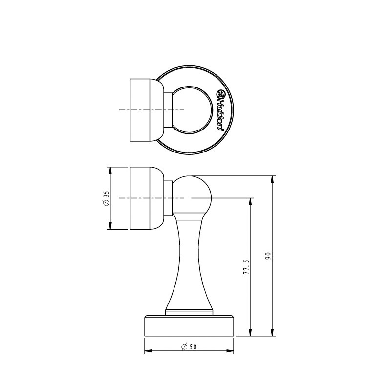 HA 87867 Door Suction  - Hutlon 