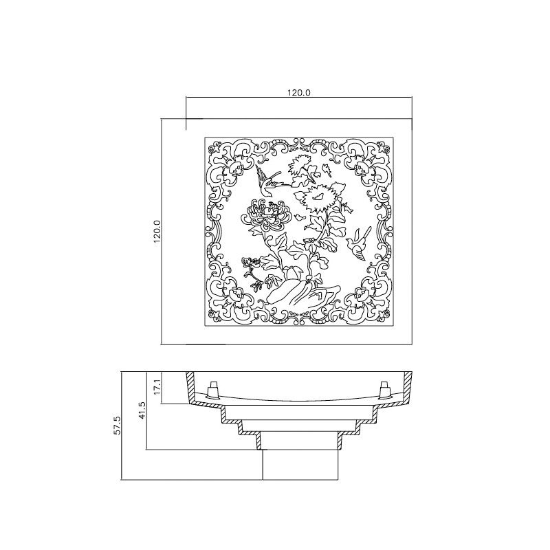 HF 2509 Floor Drain  - Hutlon 
