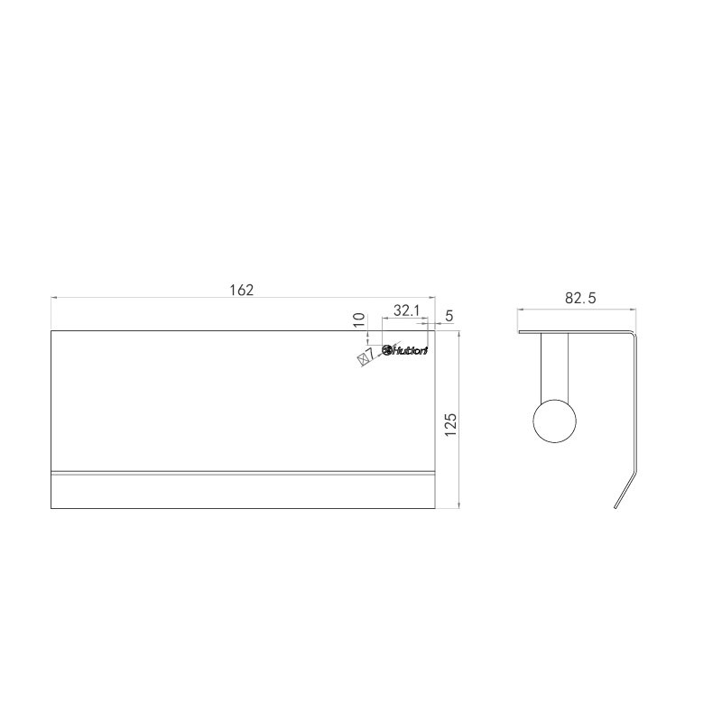 HF 2858 Double Roll Tissue Box  - Hutlon 