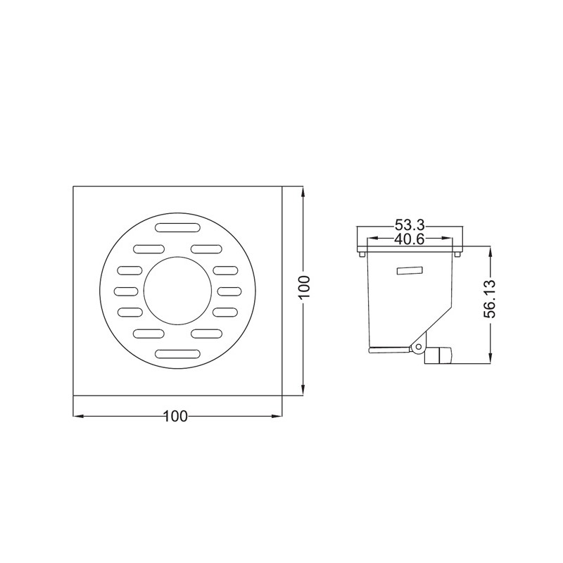 HF 2880 Floor Drain  - Hutlon 