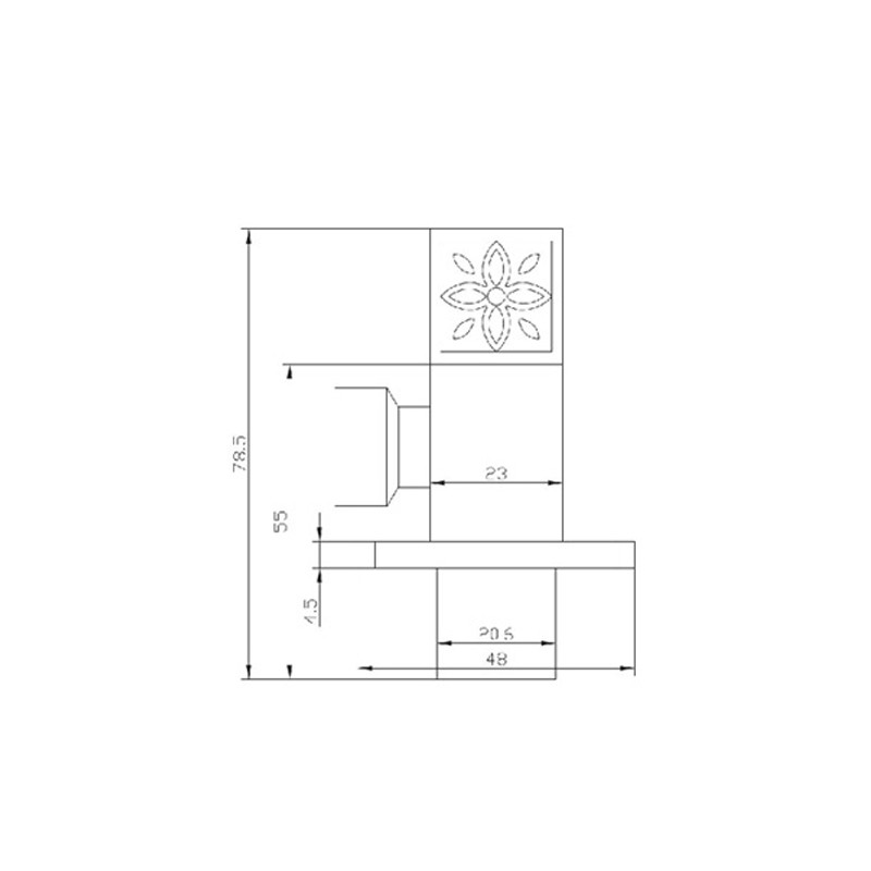 HF 95763 Angle Valve  - Hutlon 