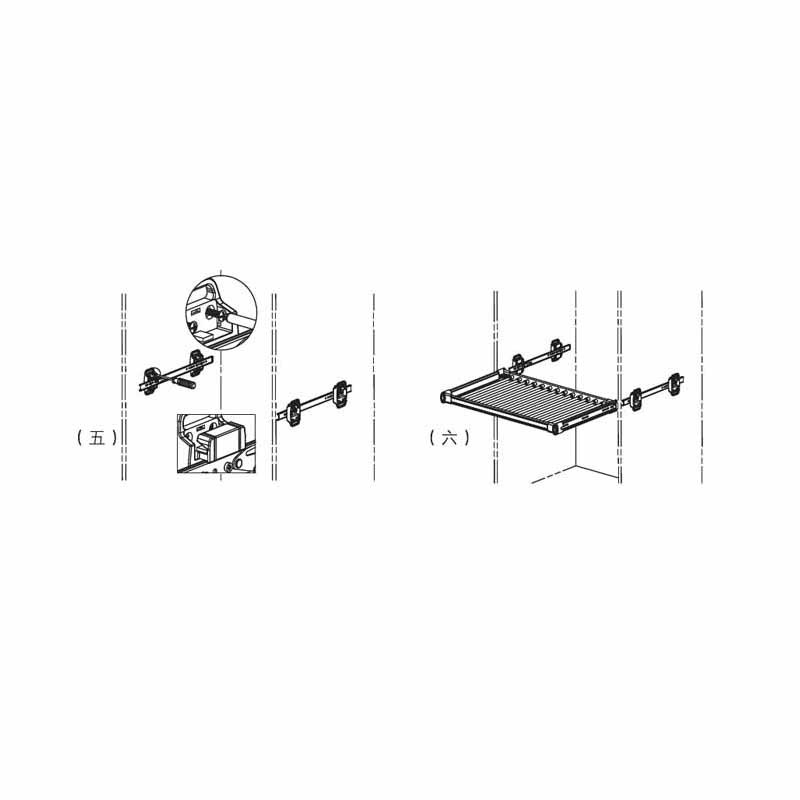 HG 5230 Push Pull Pants Rack  - Hutlon 