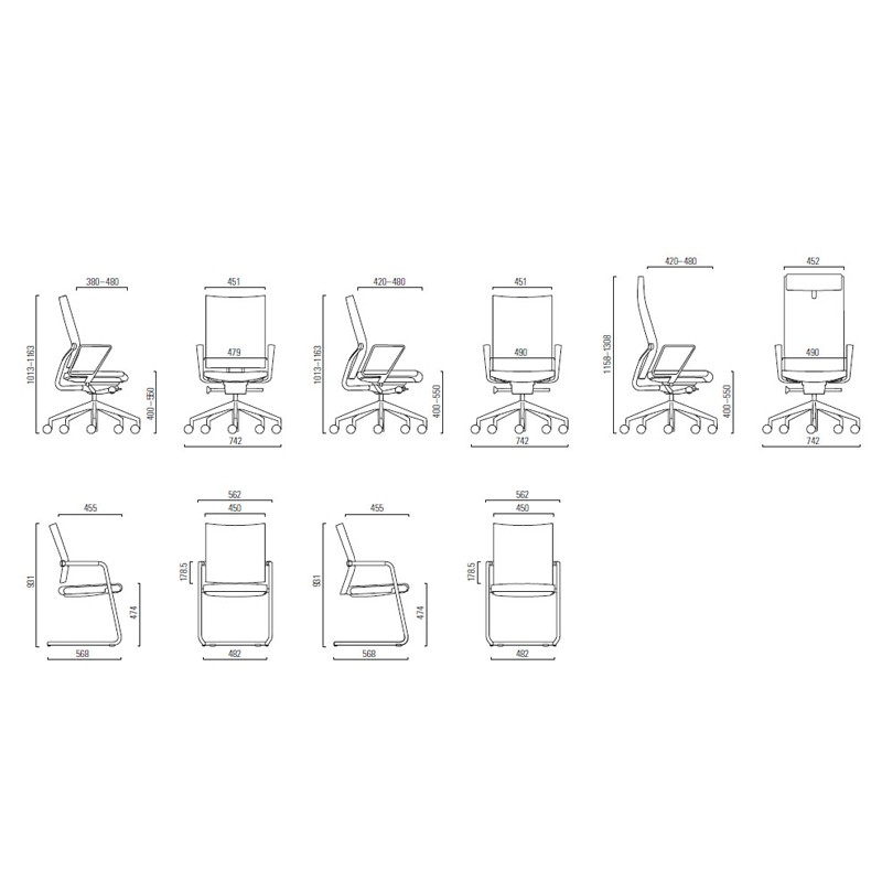 Diagon / Swivel  - Tunaofis 