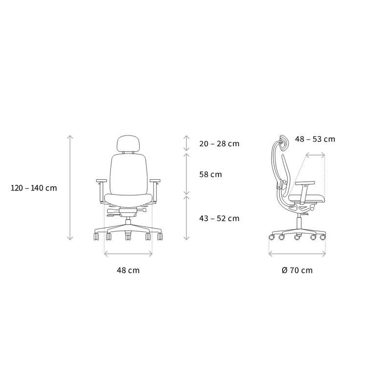 Alumedic 20 Executive Chair  - Wagner 