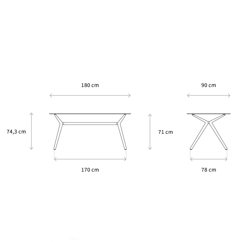 W Table Klein  - Wagner 