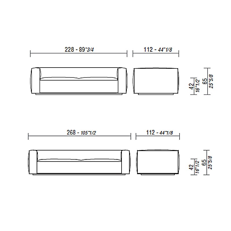 Caresse Unit Sofa  - Estel 