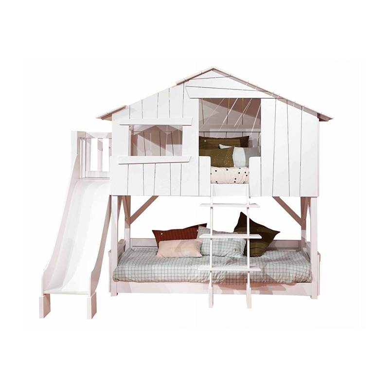 Threehouse Bunk Bed And Slide Mathy by Bols