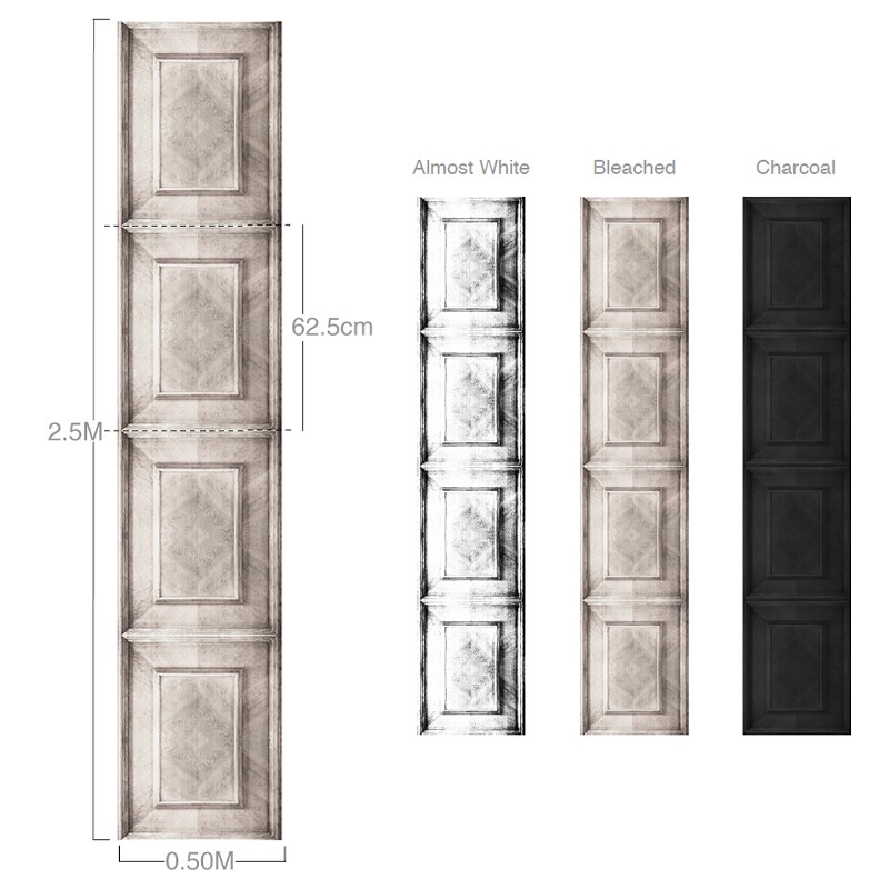 Bleached Dutch Inlay Panelling  - Mineheart 