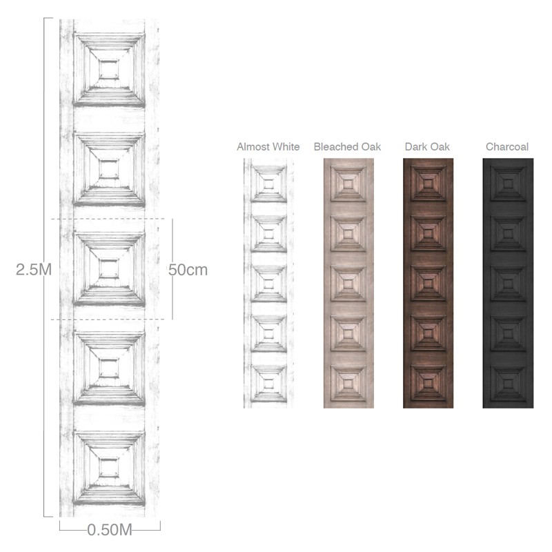 Bleached Oak Victorian Panelling  - Mineheart 