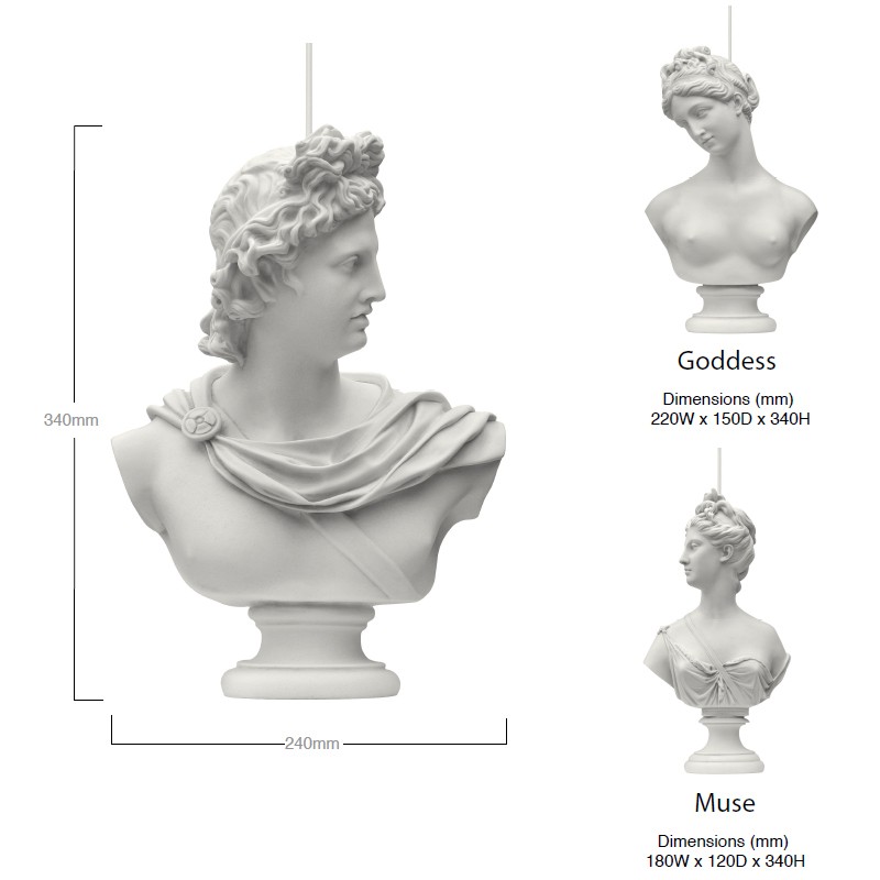 Goddess Statue Lamp  - Mineheart 