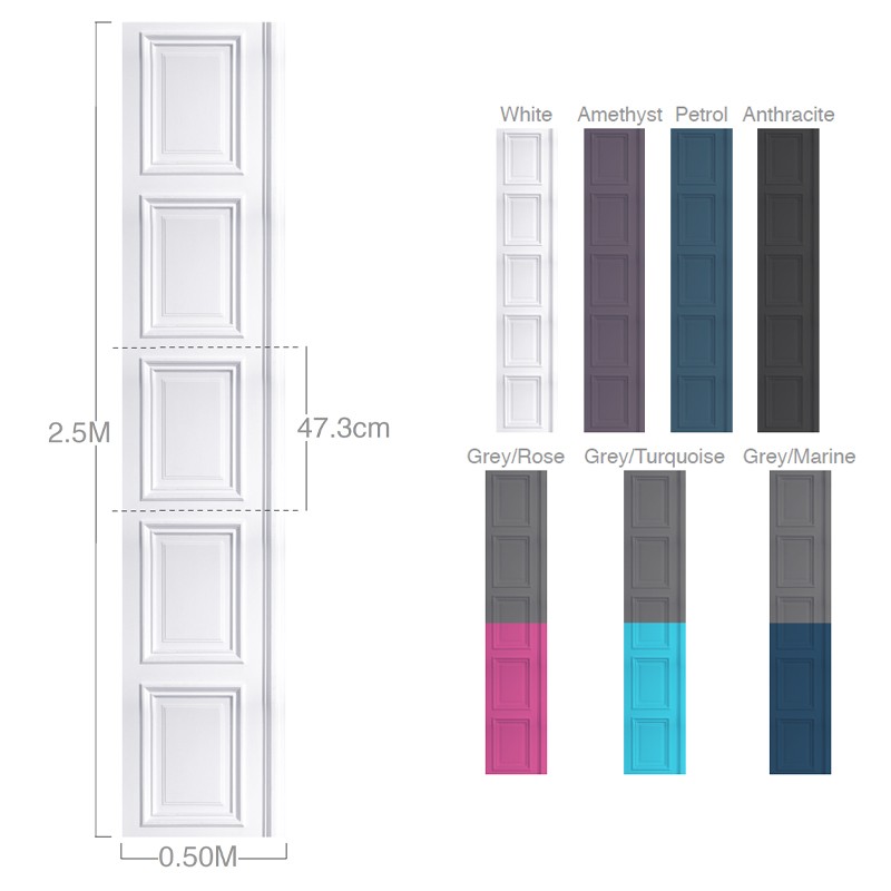 Grey Rose Panelling  - Mineheart 