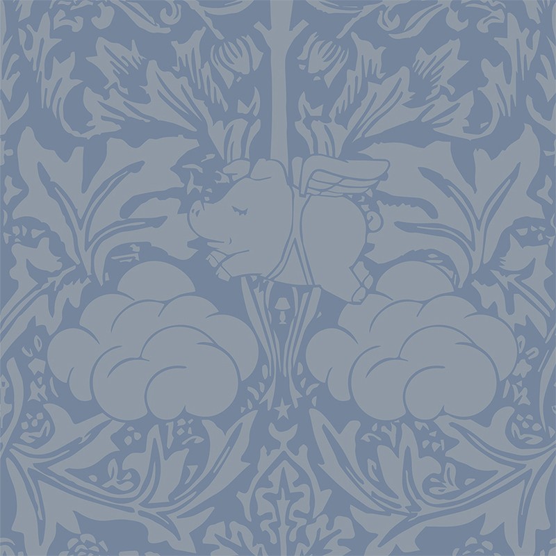 Morris Dream Classic Dark Green With Colours  - Mineheart 