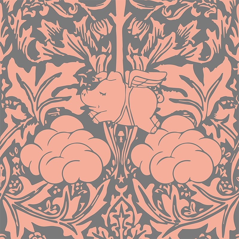 Morris Dream Classic Dark Green With Colours  - Mineheart 