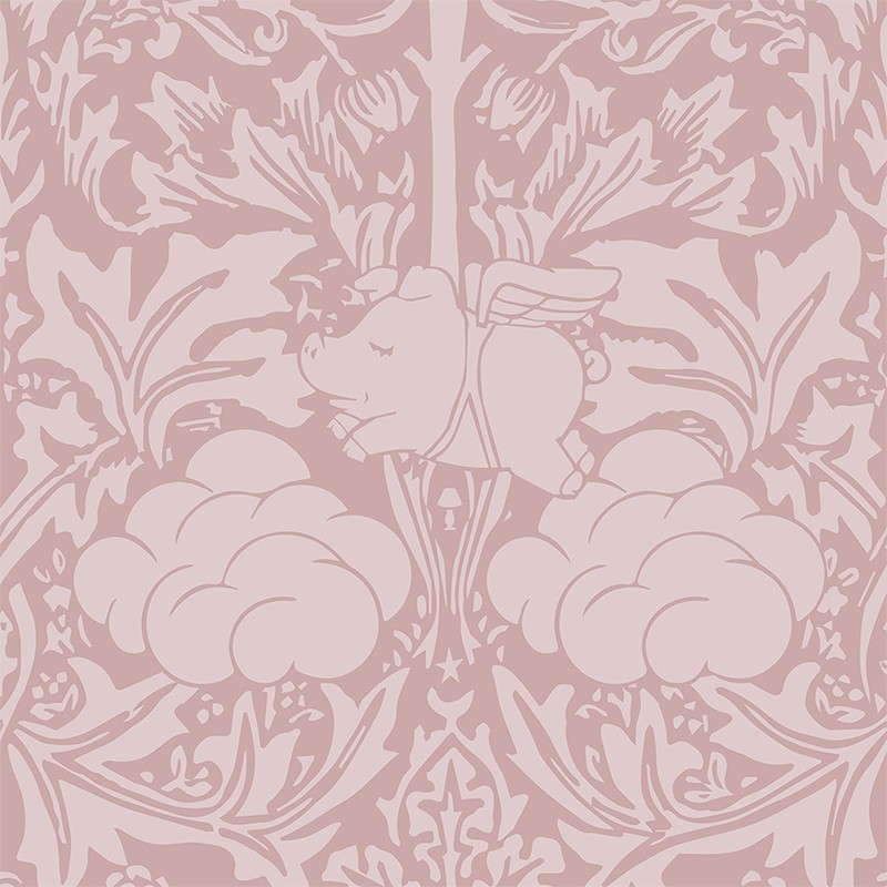 Morris Dream Classic Dark Green With Colours  - Mineheart 