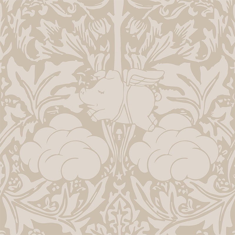 Morris Dream Classic Dark Green With Colours  - Mineheart 