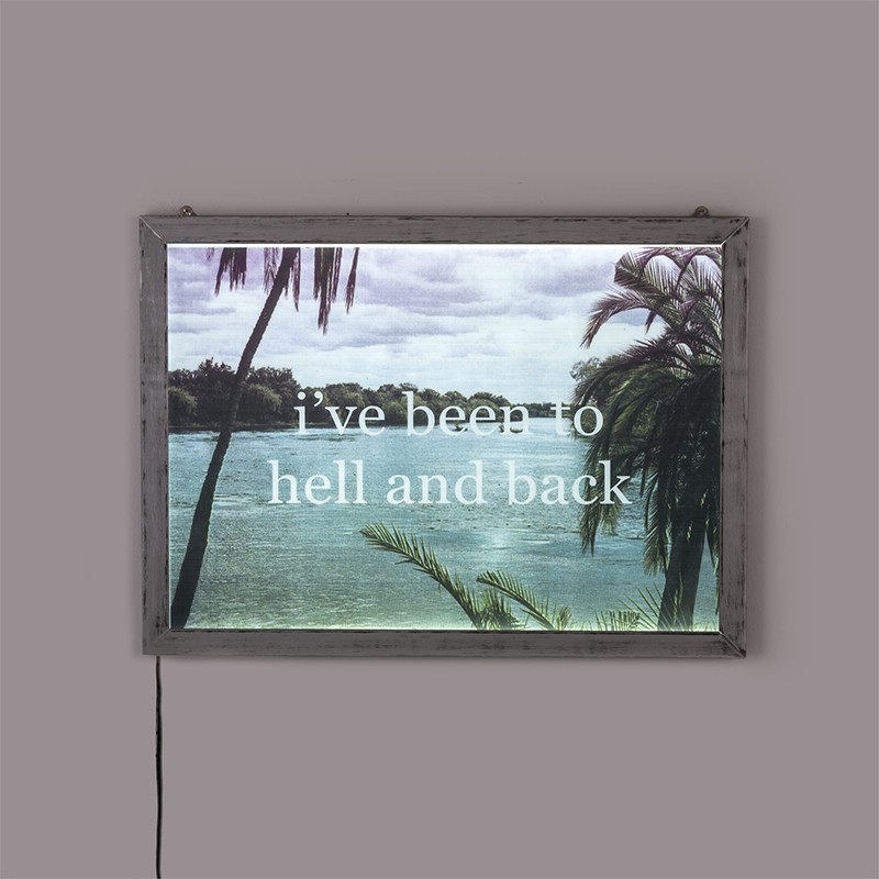 Frame It Poster Ive Been Back To Hell And Back Seletti