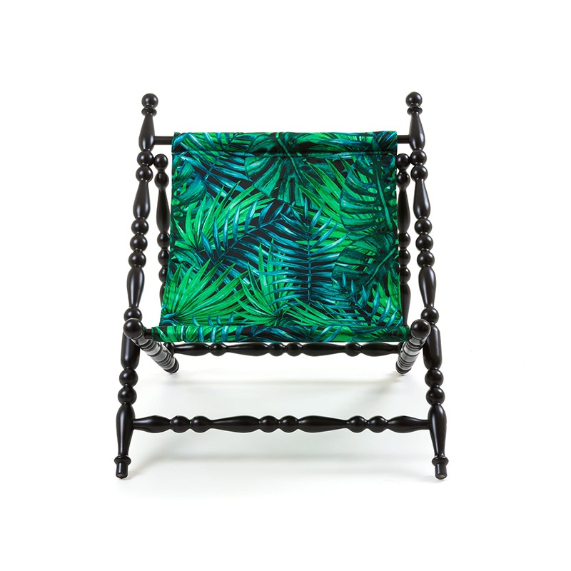 Heritage Foldable Deckchair Leave Seletti