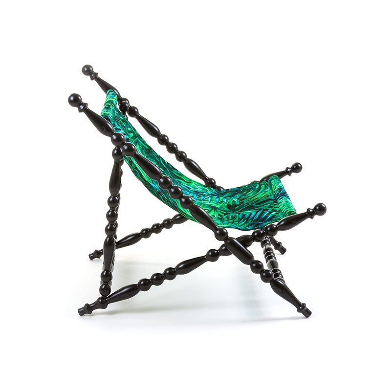 Heritage Foldable Deckchair Leave  - Seletti 