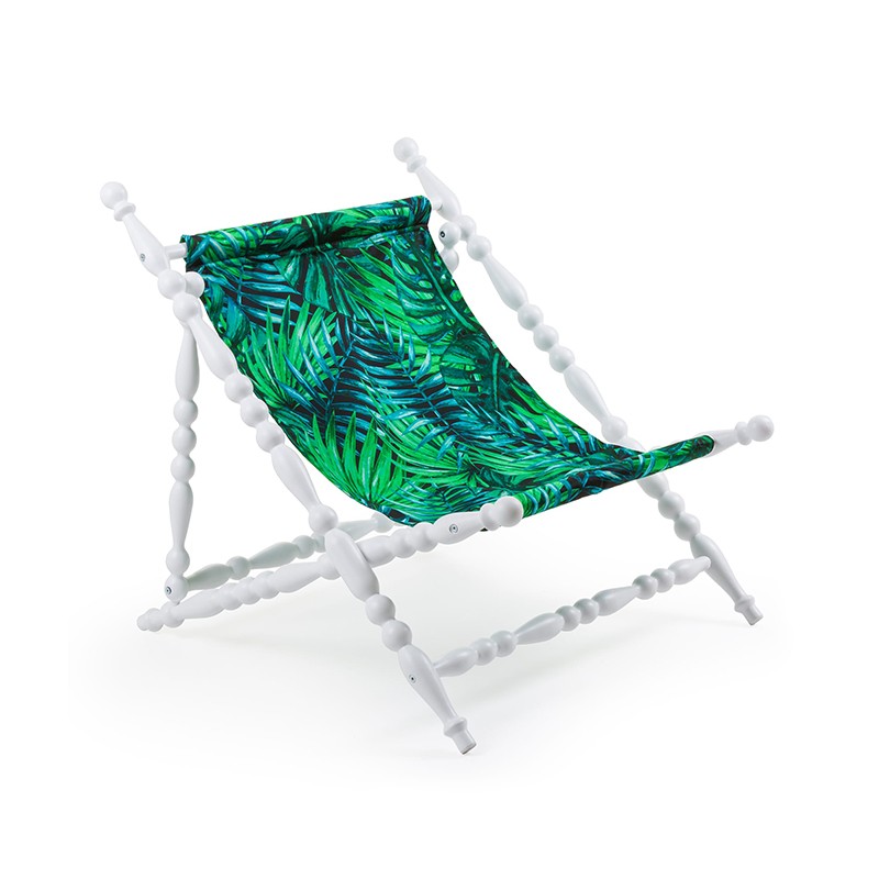 Heritage Foldable Deckchair Leave  - Seletti 