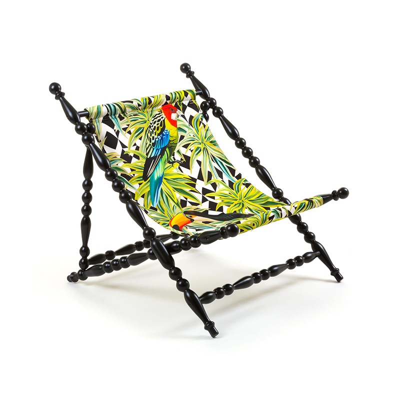 Heritage Foldable Deckchair Leave  - Seletti 