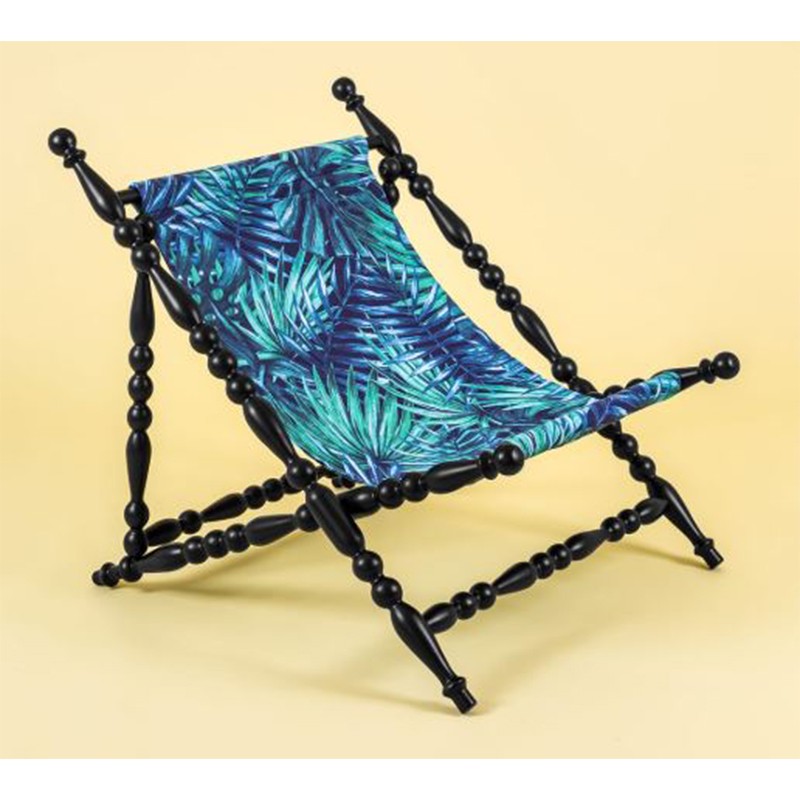 Heritage Foldable Deckchair Leave  - Seletti 