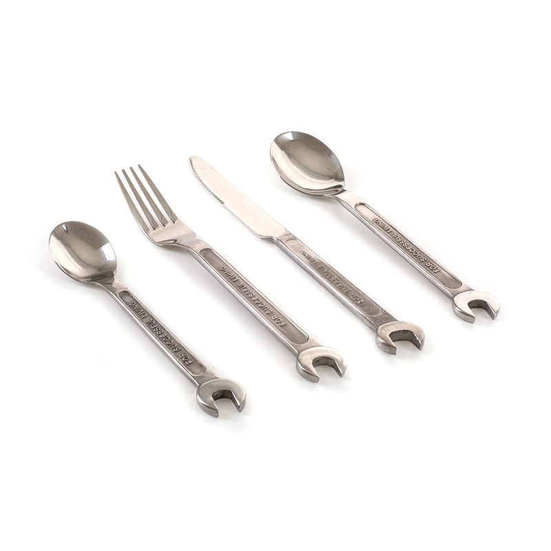 Machine Collection Cutlery Set Of 4 Pieces Seletti