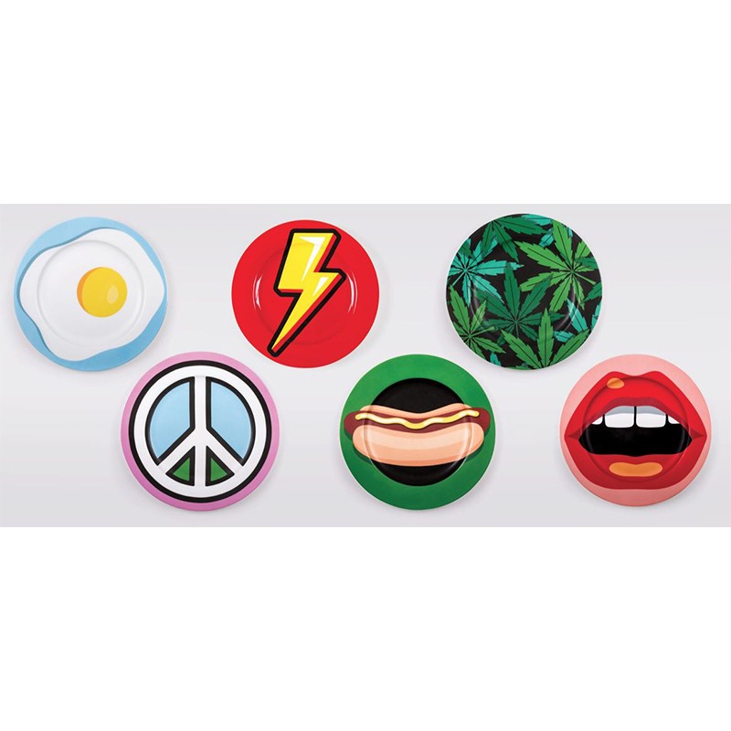 Porcelain Plate Flash  - Seletti 