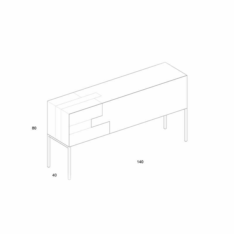 Fiammifero Sideboard  - Arkof 