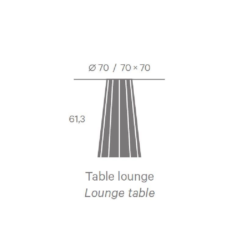 Ankara Lounge Table  - Matiere Grise 