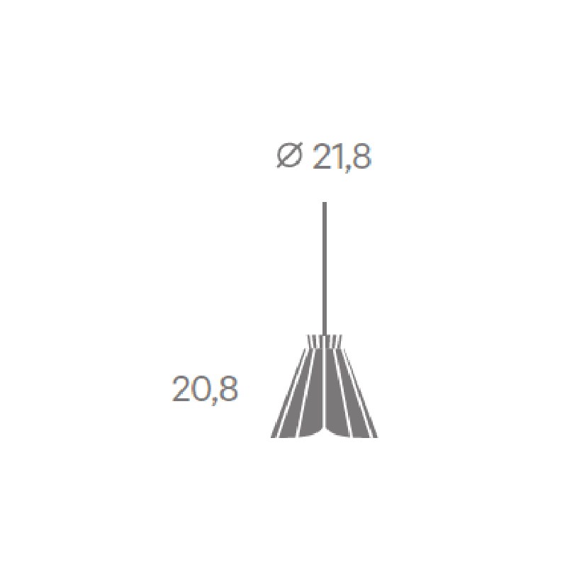 Ankara Medium Suspension  - Matiere Grise 