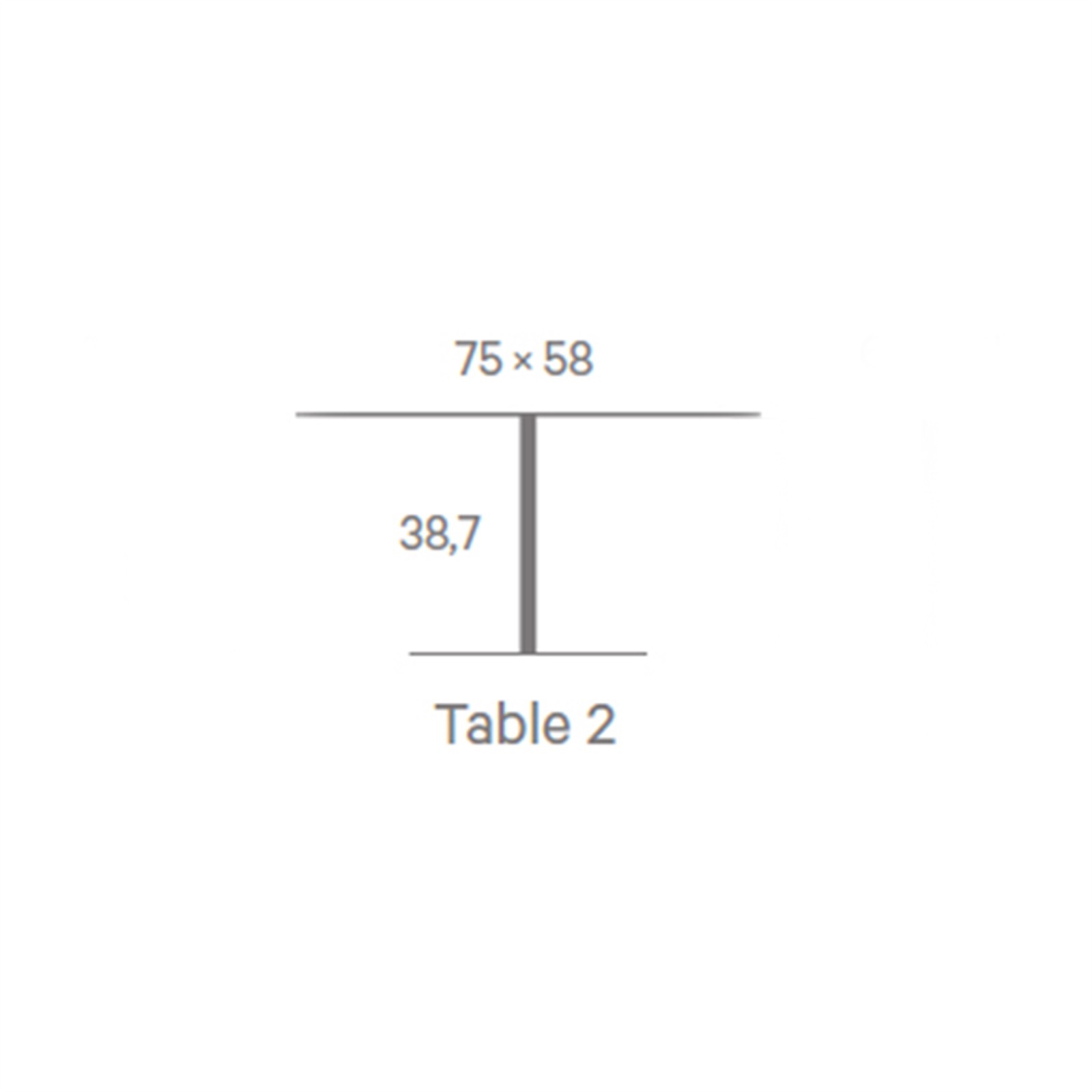 Galet n2 Side Table  - Matiere Grise 