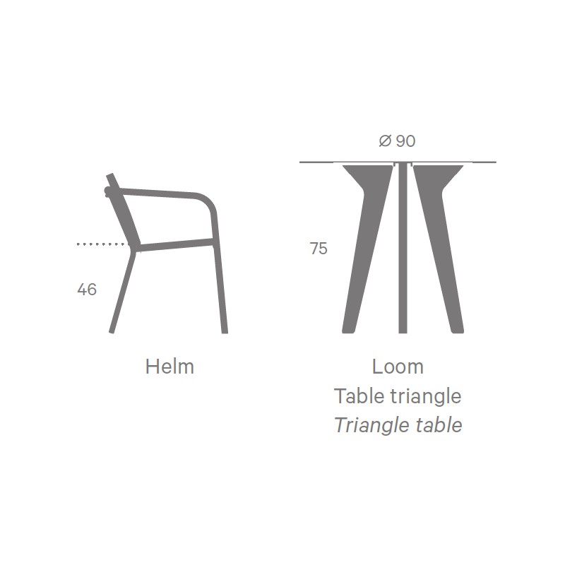 Loom Triangle Table  - Matiere Grise 