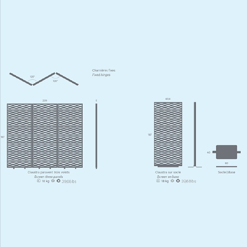 Mistral Large Windscreen  - Matiere Grise 