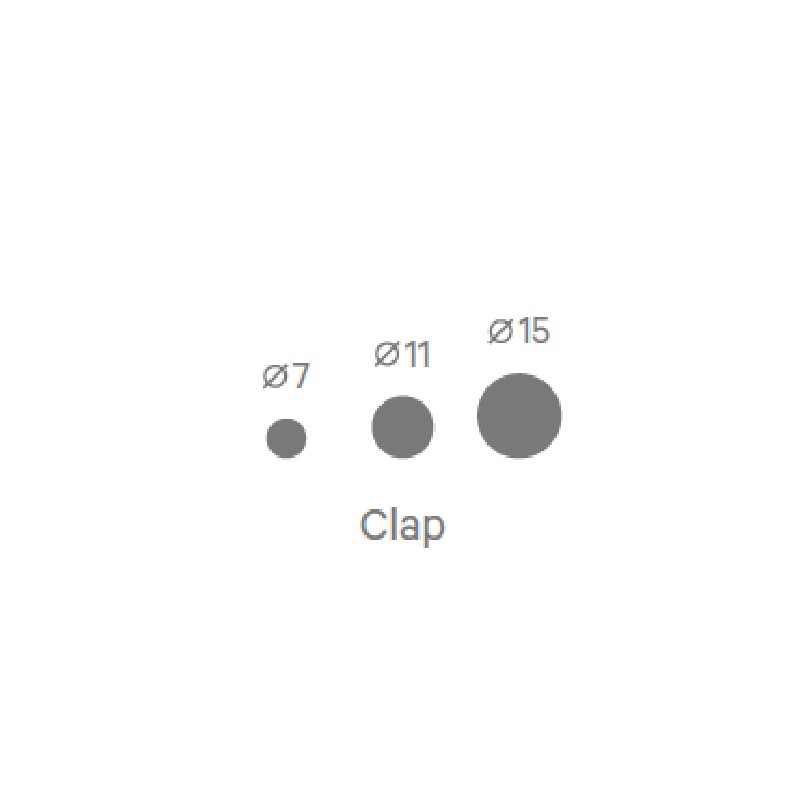 Set Of 5 Clap Hooks  - Matiere Grise 
