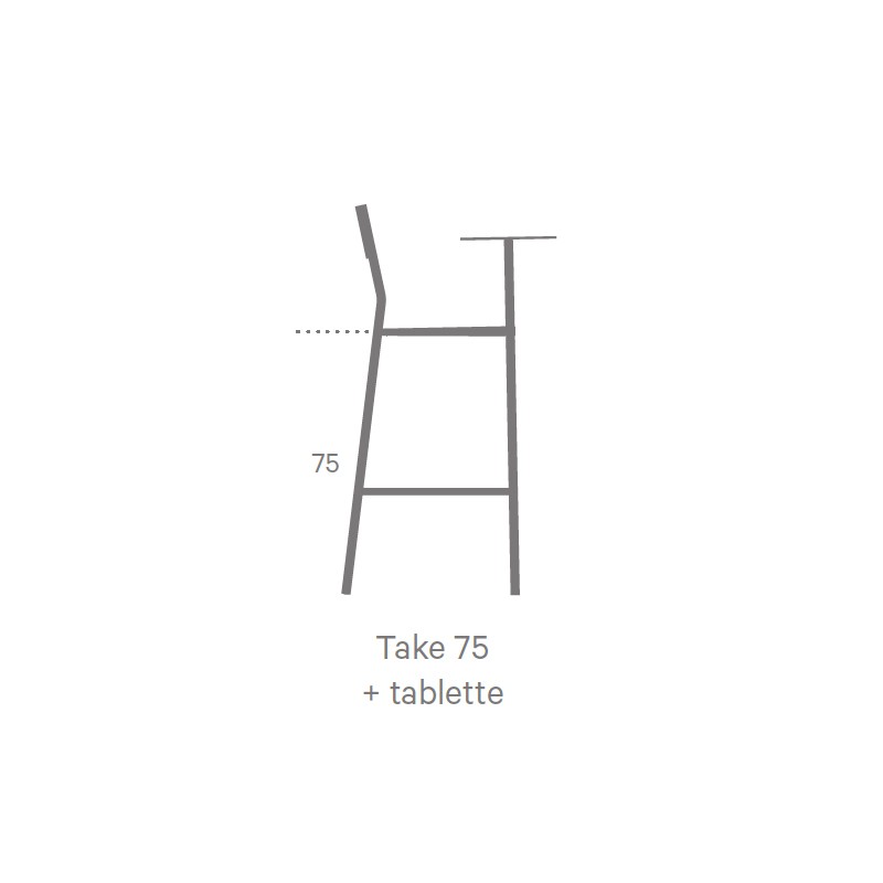 Sit Bar Chair  - Matiere Grise 