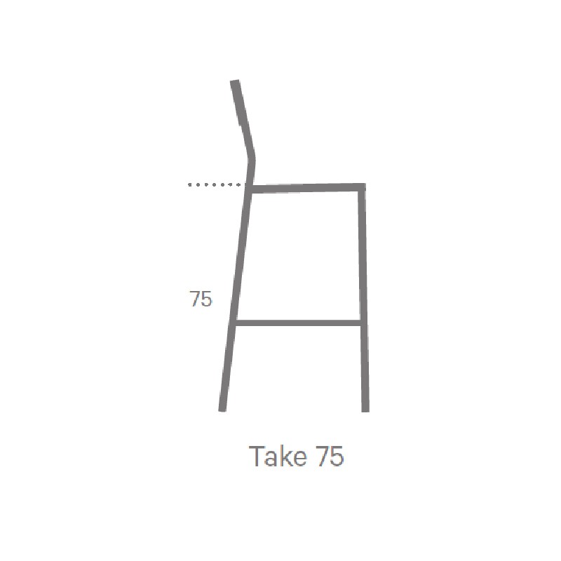 Up Bar Chair  - Matiere Grise 