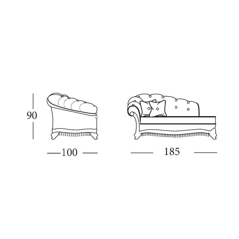Villa Borghese Lounge Sofa  - Egidio Lunardelli 