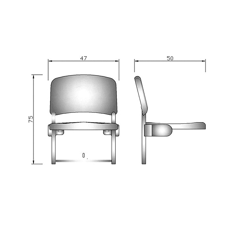 Delta Tip Up Seat  - Rainbow Outdoor 