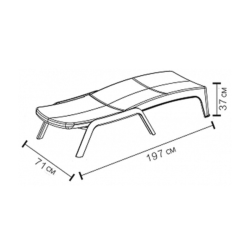 Roma Rattan Sun Lounger  - Rainbow Outdoor 