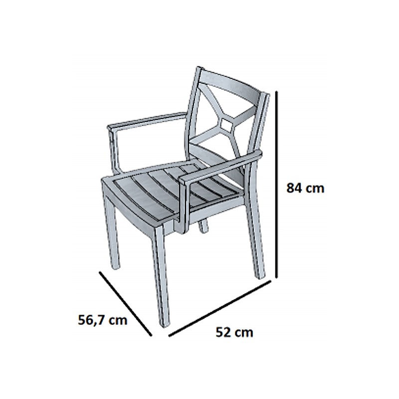 Zeus Armchair Box  - Rainbow Outdoor 
