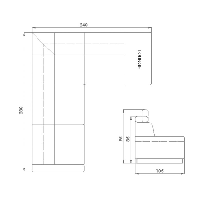 Adriyatik Corner Sofa  - Seyran 