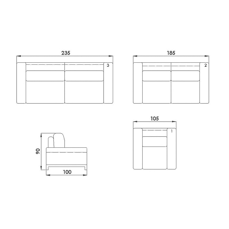 Asya Living Room Set  - Seyran 
