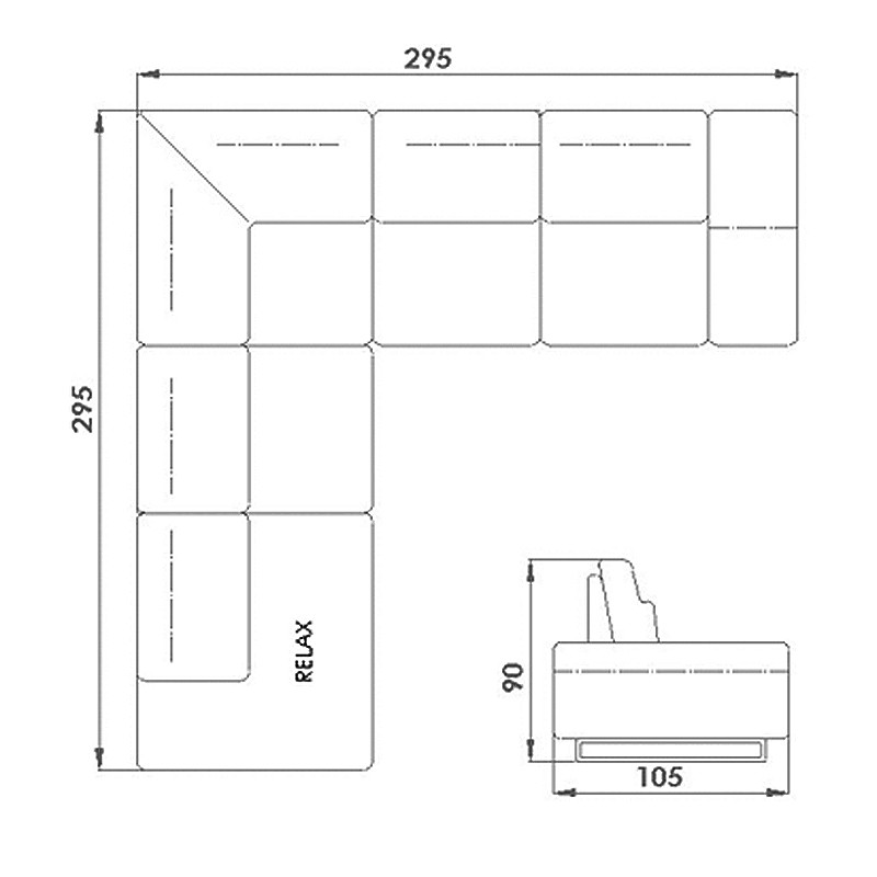 Burc Corner Sofa  - Seyran 