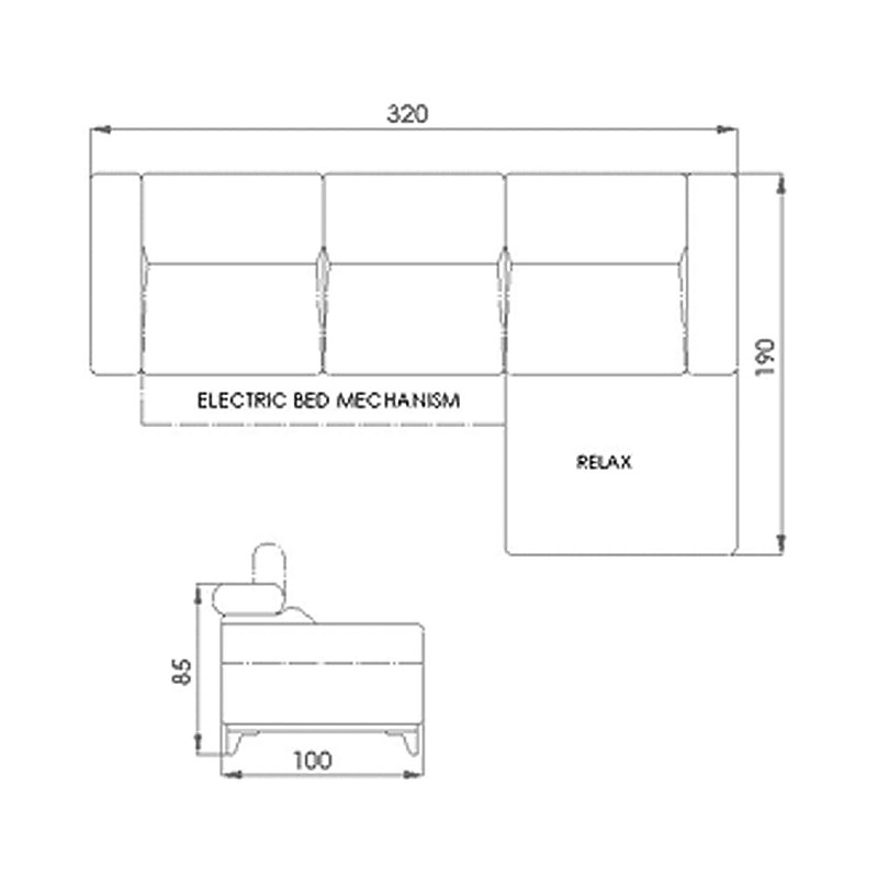 Hunkar Corner Sofa  - Seyran 