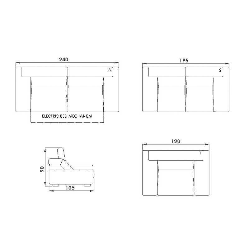 Nisa Living Room Sets  - Seyran 