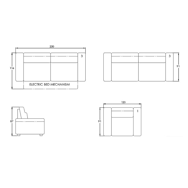 Piramit Living Room Set  - Seyran 