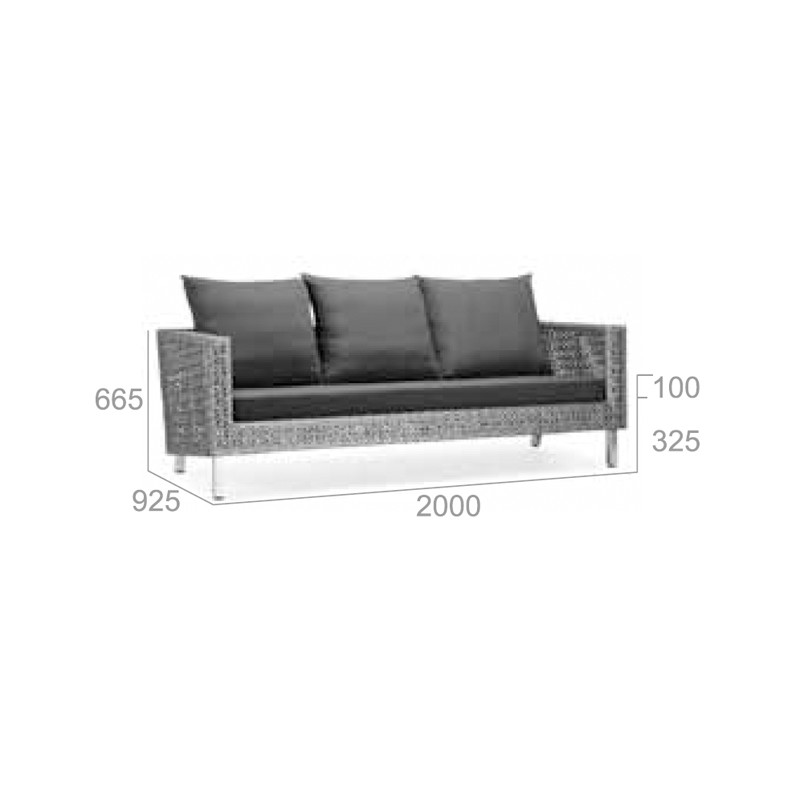 CF50X C9021 3 Seater Sofa  - Mr Dream 